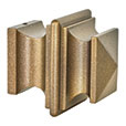ACERO BRASS STACKED FINIAL PAIR