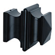 ACERO MATTE BLACK STACKED FINIAL PAIR