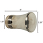Metallique Brass Trumpet Finial