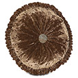 Glamour Mocha Round Tufted