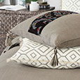 Freya Embroidered Decorative Pillow