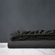 Shiloh Linen Fitted Sheet in Charcoal