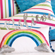 Gigi Rainbow Decorative Pillow