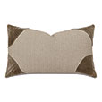 Higgins Leather Corners Decorative Pillow