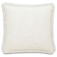 Portage White With Brush Fringe