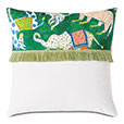 Hullabaloo Brush Fringe Decorative Pillow