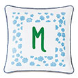 Hullabaloo Handpainted Monogram Decorative Pillow