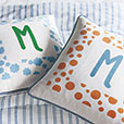 Hullabaloo Handpainted Monogram Decorative Pillow