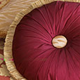 Edris Cranberry Round Tufted