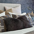 Indochine Faux Fur Decorative Pillow