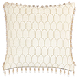 Jolene Beaded Trim Decorative Pillow