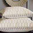 Jolene Beaded Trim Decorative Pillow