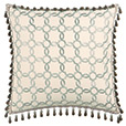 Verlaine Ocean With Beaded Trim