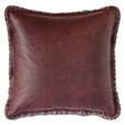 Kilbourn Leather Decorative Pillow