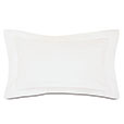 Roma Sateen King Sham in White