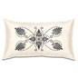 Anthemion Ivory/Black King Sham
