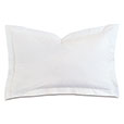 Gianna Hemstitch Euro Sham in White