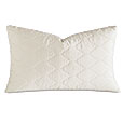 Viola Quilted King Sham in Ivory