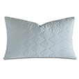 Viola Quilted King Sham in Sea