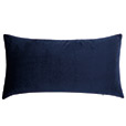 Nova Quilted Velvet King Sham in Indigo