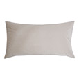 Nova Quilted Velvet King Sham in Ivory