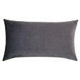 Nova Quilted Velvet King Sham in Slate