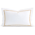 Linea White/Antique King Sham