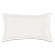 Tessa Satin Stitch King Sham in Ivory/Bisque