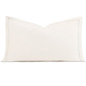 Enzo Ivory/White King Sham