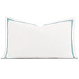 Enzo Satin Stitch King Sham In Aruba