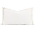 Enzo Satin Stitch King Sham in Bisque