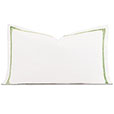 Enzo Satin Stitch King Sham In Emerald