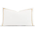 Enzo Satin Stitch King Sham in Gold