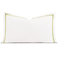 Enzo Satin Stitch King Sham in Lime