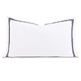 Enzo Satin Stitch King Sham in Navy