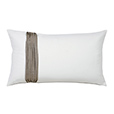 Breeze White King Sham Left