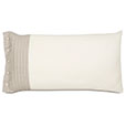 Maritime Pleated Left King Sham In Ivory