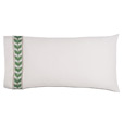Akela Leaf King Sham In Green (Left)