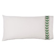 Akela Leaf King Sham In Green (Right)