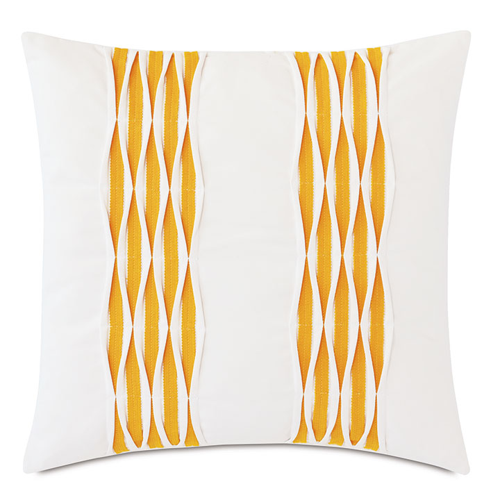 Large yellow throw pillows best sale