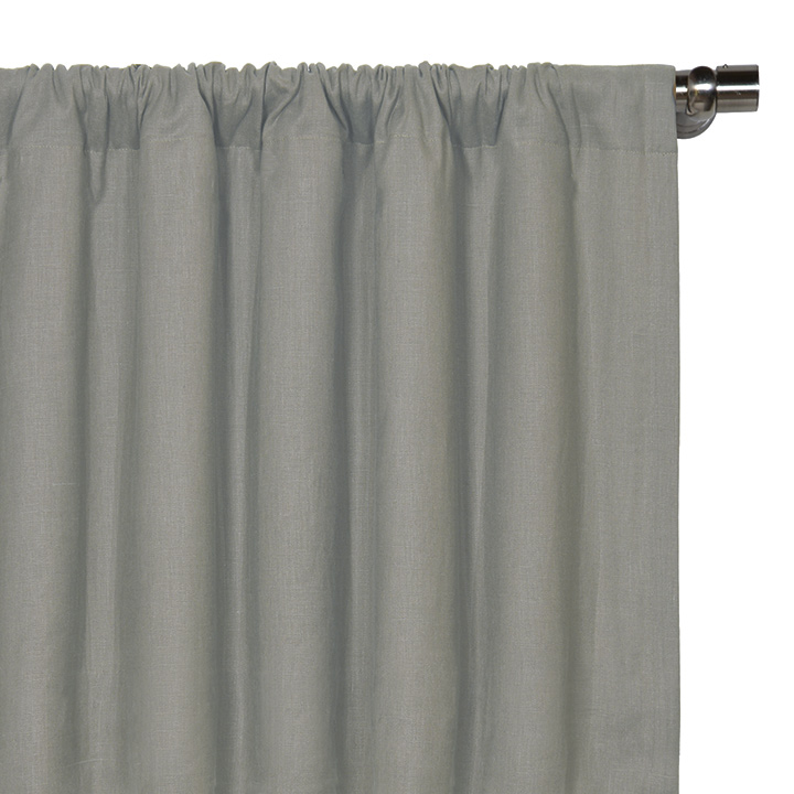 Breeze Rod Pocket Curtain Panel In Slate | Eastern Accents