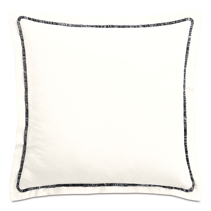 ANDES MITERED FRINGE DECORATIVE PILLOW