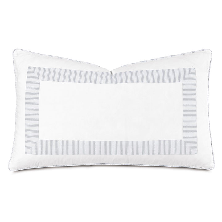 BLASS TICKING DECORATIVE PILLOW IN HAZE