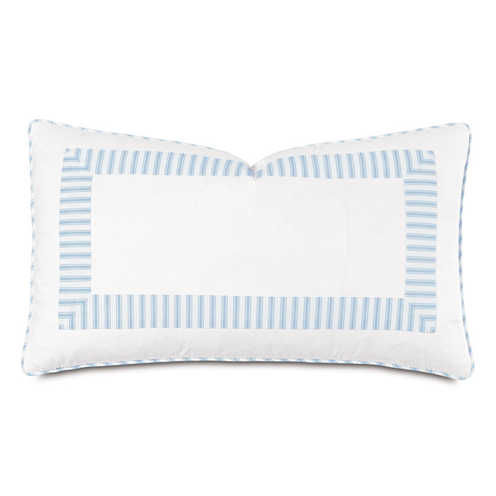 BLASS TICKING DECORATIVE PILLOW IN SKY