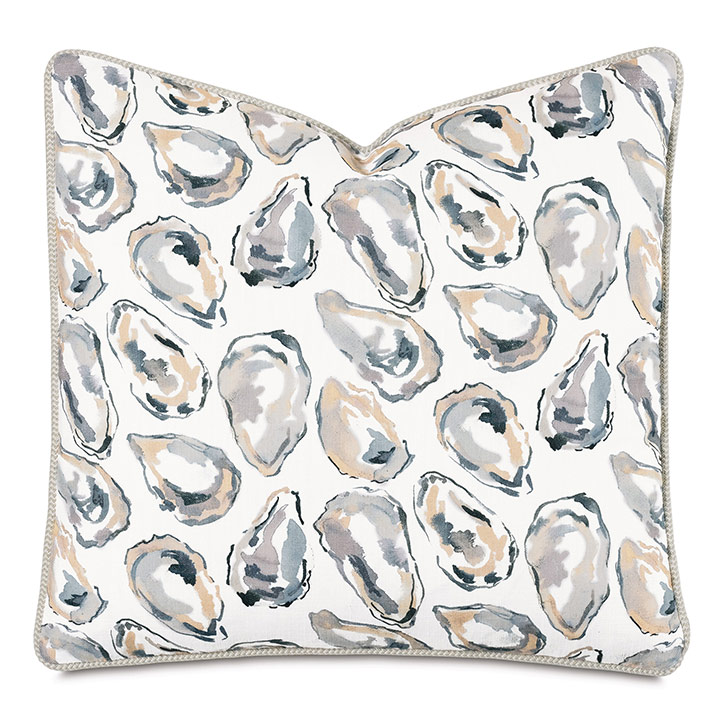 Highcliffe Oyster Decorative Pillow