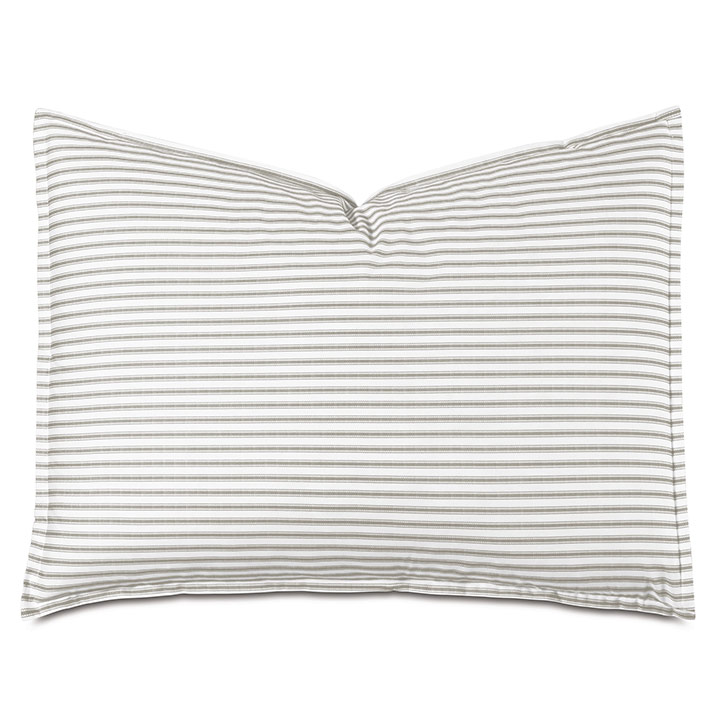 BLASS TICKING STANDARD SHAM IN FAWN