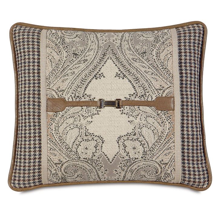 Aiden Buckle Decorative Pillow