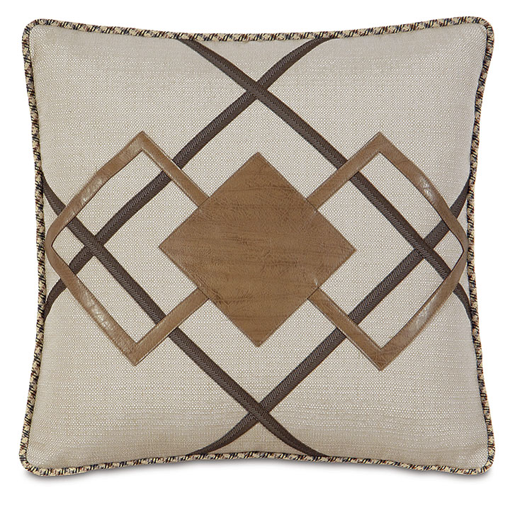 Aiden Diamond Decorative Pillow