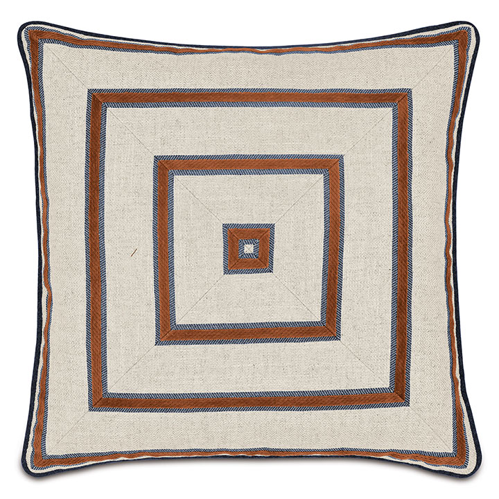 ALISTAIR MITERED DECORATIVE PILLOW