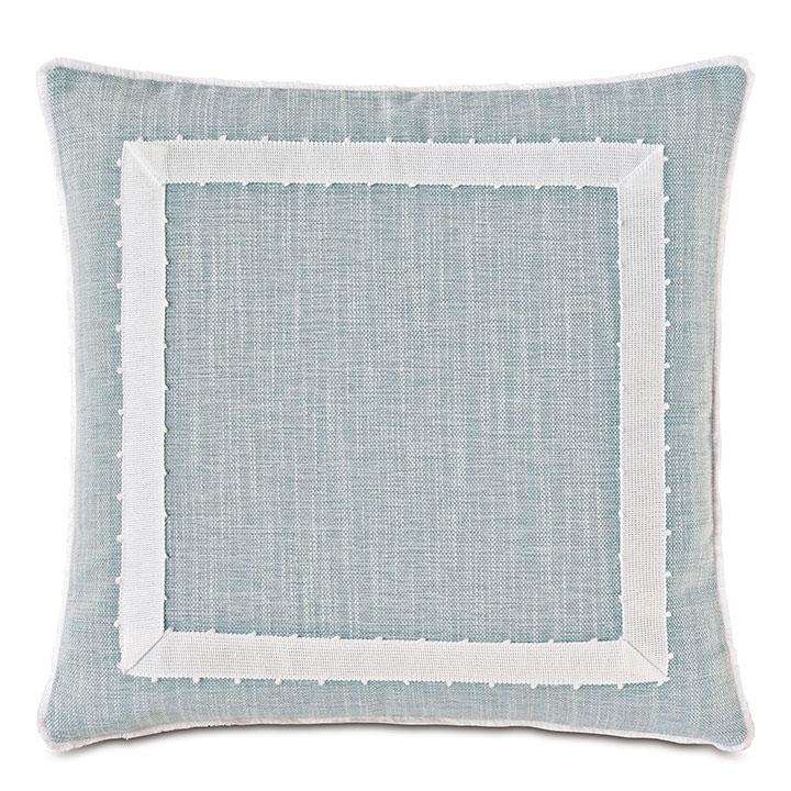 Amberlynn Mitered Picot Decorative Pillow